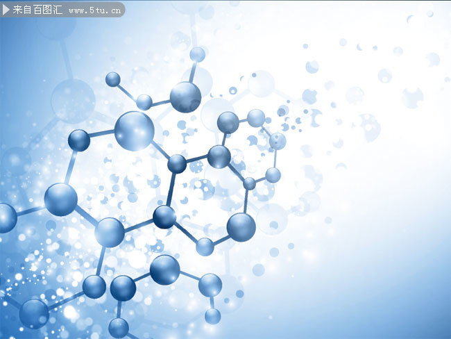 生物科技背景矢量素材 鏈接科學與未來的設計美學